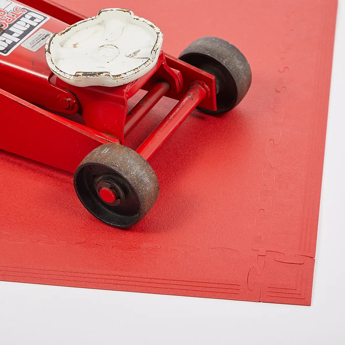 DuraTile™ Solid PVC Floor Tile 50cm (Red)