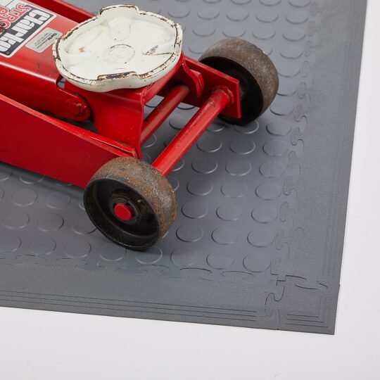 DuraStud™ Solid PVC Floor Tile 50cm (Grey)