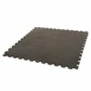 100cm black solid rubber gym flooring