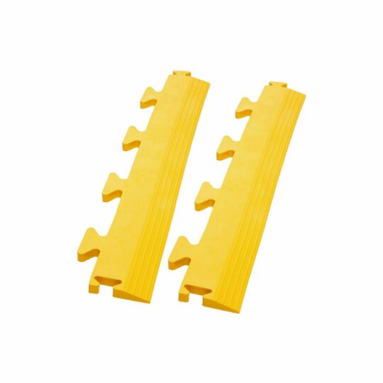 Side Ramp 2 Pack (Male) (Yellow) for Checker Tiles