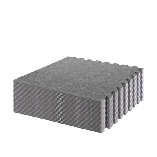 Essential EVA Foam Carpet Tile 50cm 25 Pack (Dary Grey) | Duramat UK