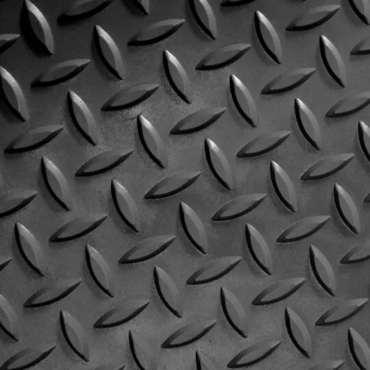 Black checkerplate pattern