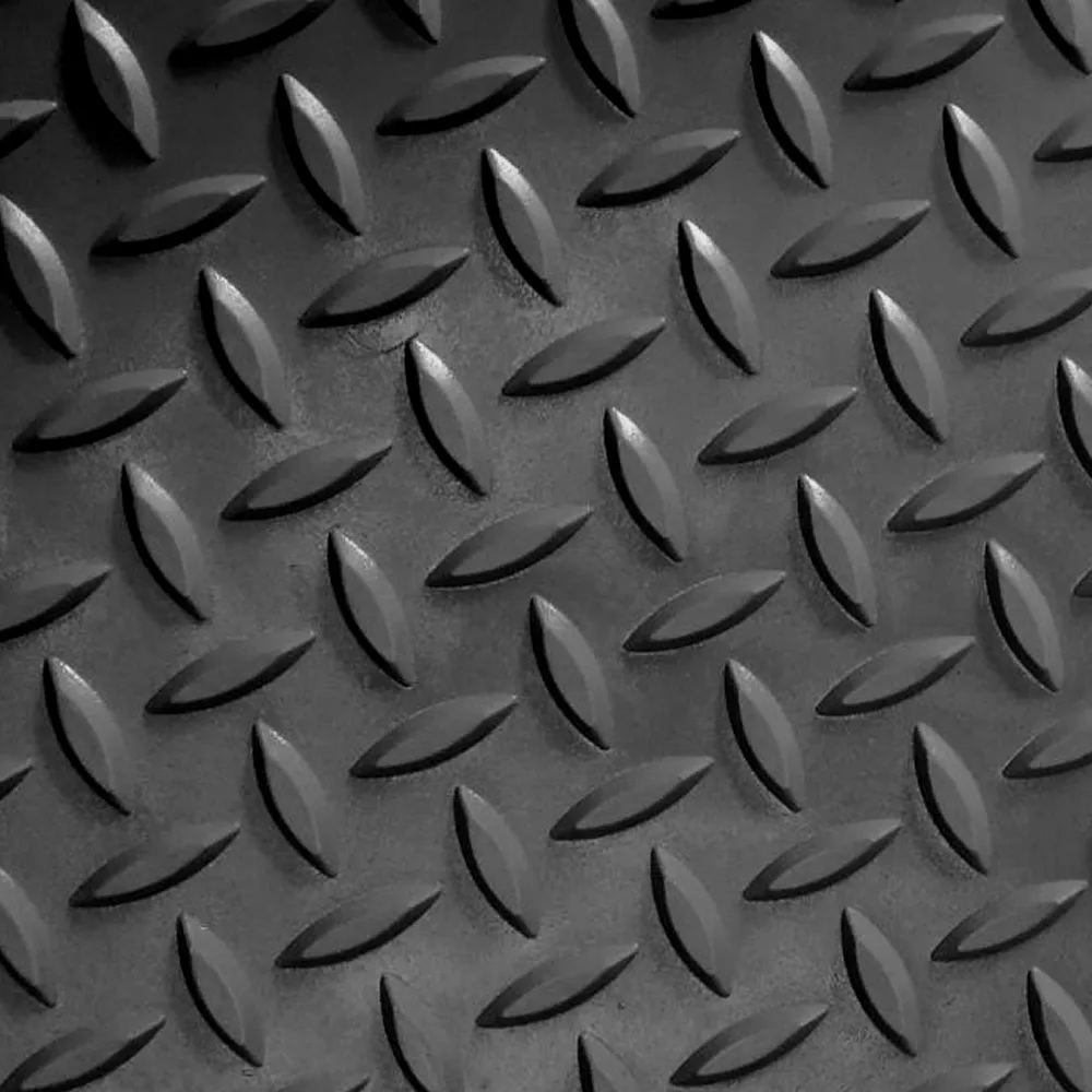 Black checkerplate pattern