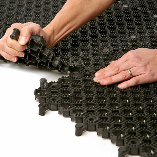 Duramat UK - DuraPARK Heavy-Duty Grass Protection Parking Mats (Black)