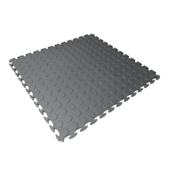DuraStud™ Garage Floor Tiles PVC 50cm (Dark Grey)