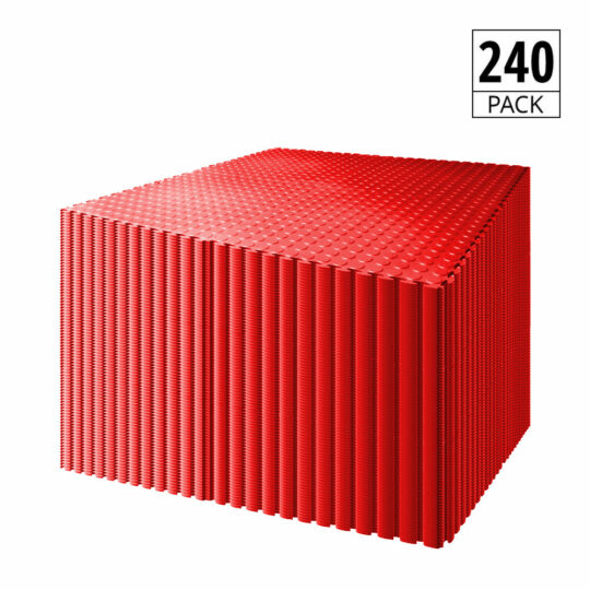DuraStud™ Garage Floor Tiles PVC 50cm (Red)