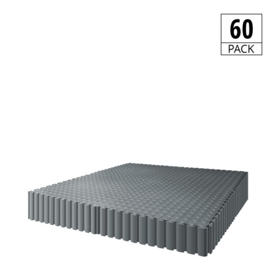 DuraStud™ Garage Floor Tiles PVC 50cm (Dark Grey) | Duramat UK