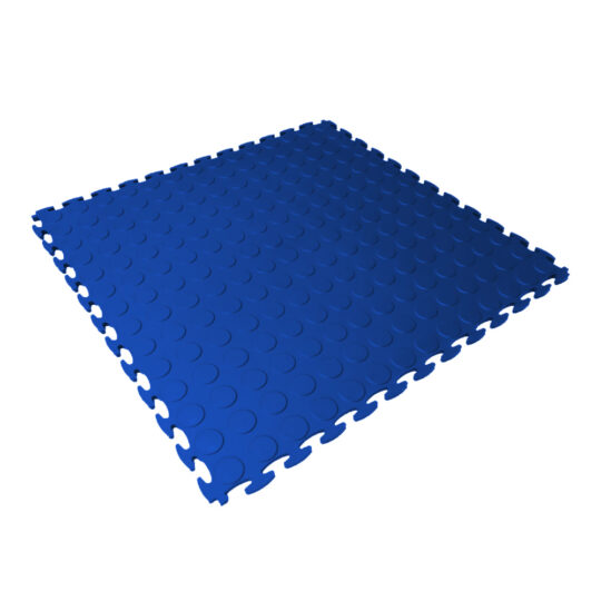 DuraStud™ Solid PVC Floor Tile 50cm (Blue)