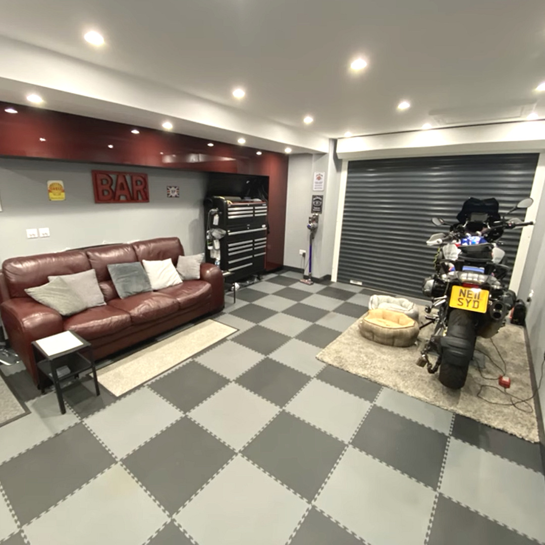 DuraTile™ PVC Garage Floor Tiles 50cm | Duramat UK