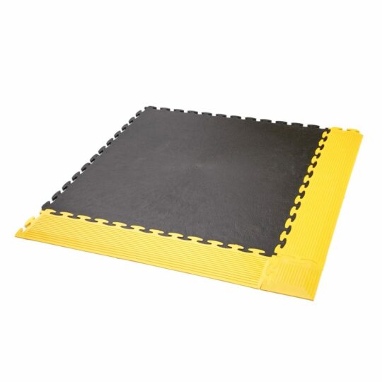 DuraTile™ PVC Garage Floor Tiles 50cm Black | Duramat UK