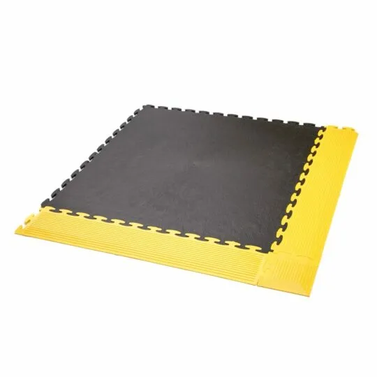 DuraTile™ PVC Garage Floor Tiles 50cm Black | Duramat UK