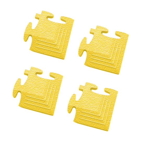 PVC Floor Tile Corner Set (Black) | Duramat UK