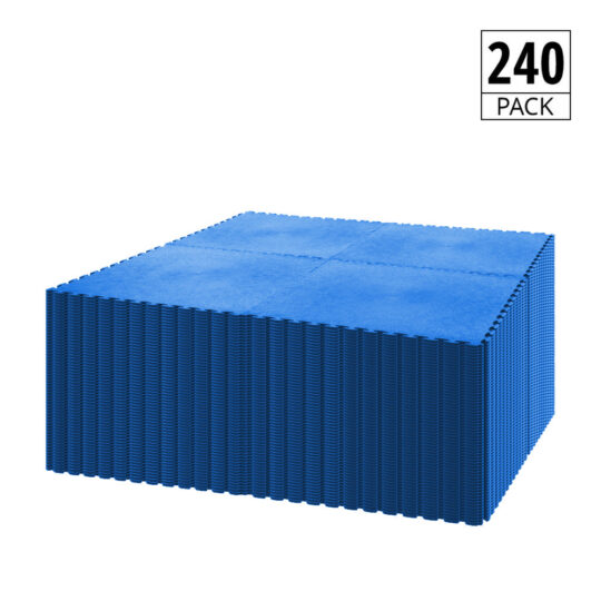 DuraTile™ PVC Garage Floor Tiles 50cm Blue | Duramat UK