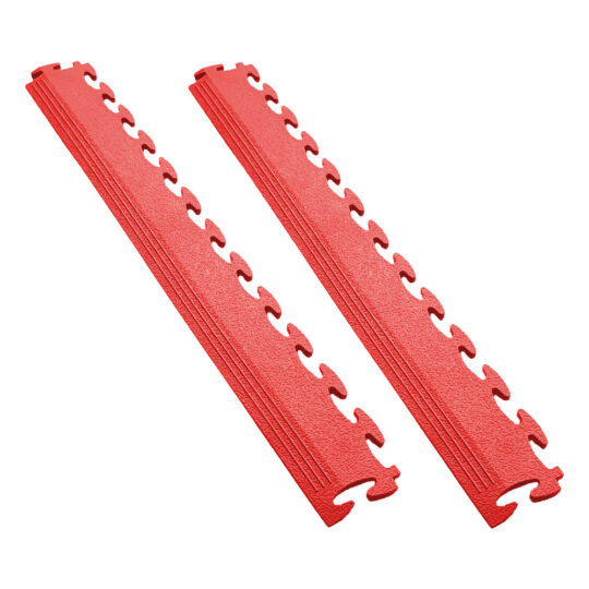 DuraTile™ Garage Floor Tile Ramp Edges (Red)