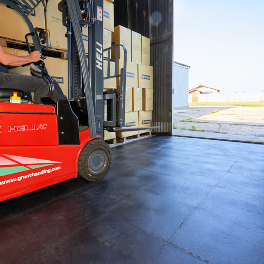 DuraTile XL 9mm PVC Floor tiles Warehouse Flooring | Duramat UK