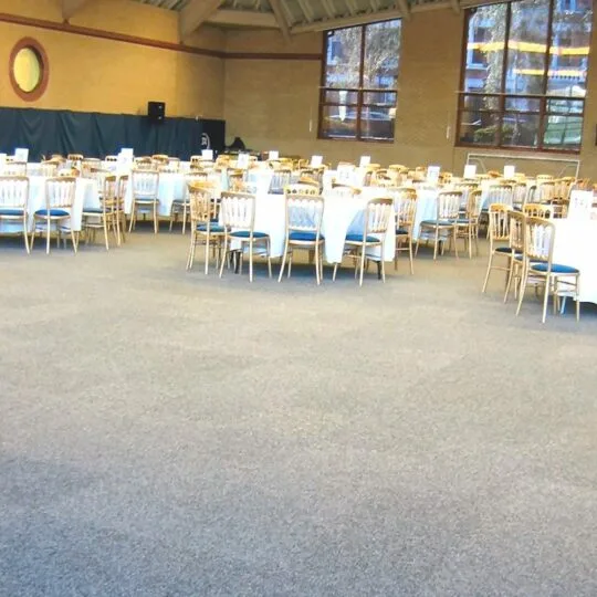 duramat indoor grey floor matting for a large conference room