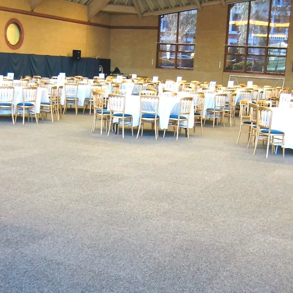 duramat indoor grey floor matting for a large conference room