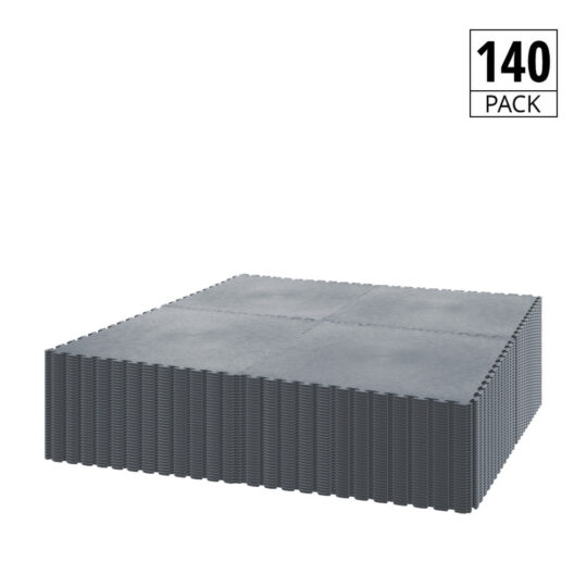 DuraTile™ PVC Garage Floor Tiles 50cm Grey | Duramat UK
