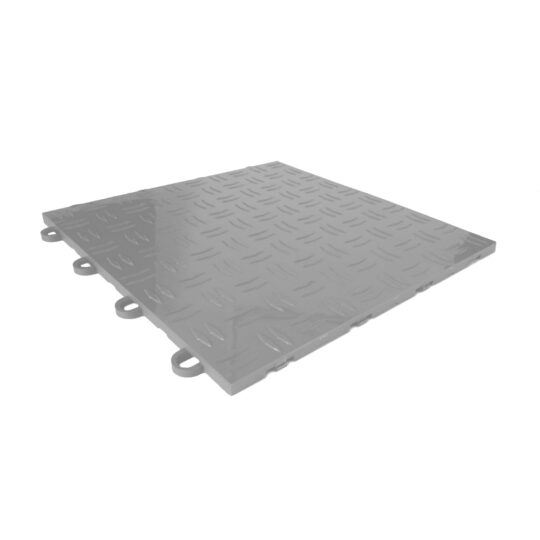 Gridlock Garage Floor Tiles 30cm (Grey) | Duramat UK