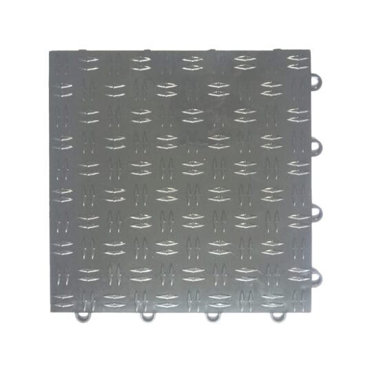 Gridlock Garage Floor Tiles 30cm (Grey) | Duramat UK