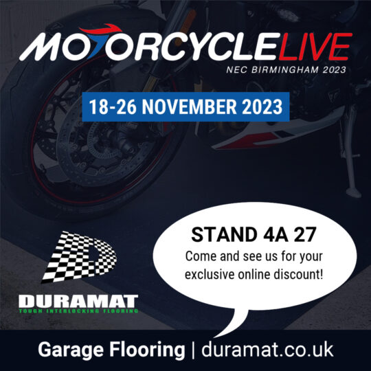 Motorcycle Live 2023 Birmingham NEC | Duramat UK