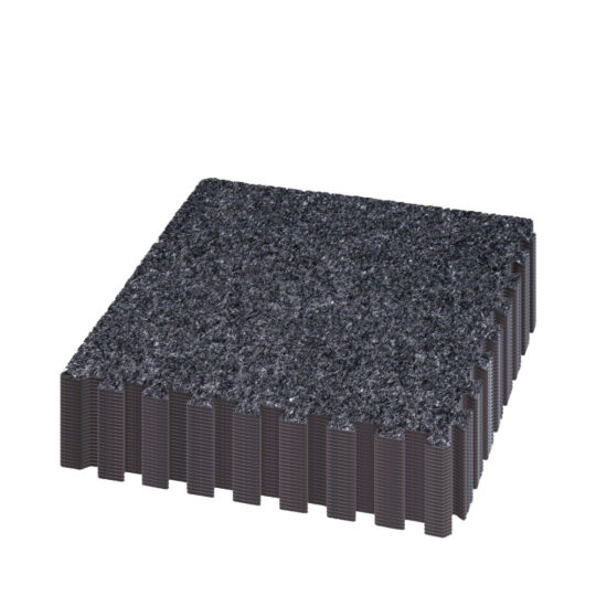 Premium 50cm interlocking carpet tiles for showroom and exhibition. | Duramat UK