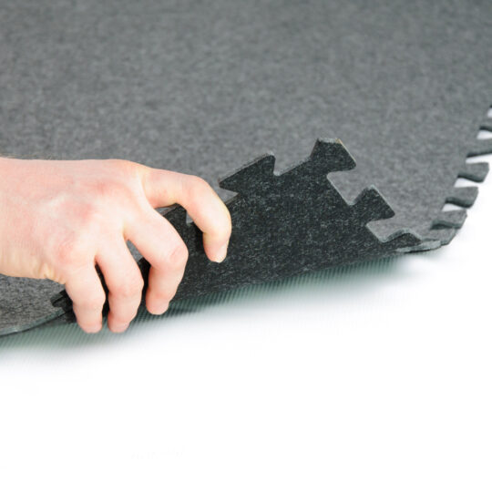 Large Protective Floor Mats 1m (Grey)