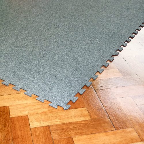 Large Protective Floor Mats 1m (Grey)