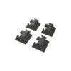 Corner Ramp Set (Black) for Checker, Disc & Tread Tiles