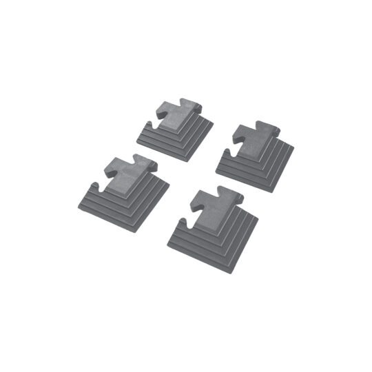 Corner Ramp Set (Grey) for Checker, Disc & Tread Tiles