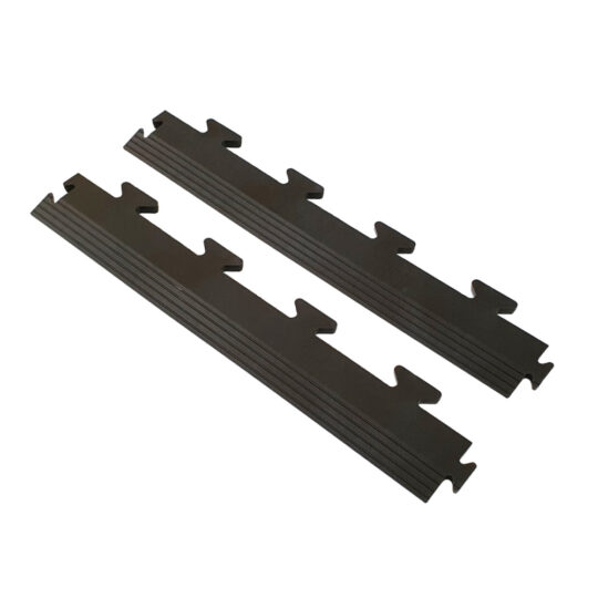Side Ramp 2 Pack (Male) (Black) for Checker, Disc & Tread Tiles