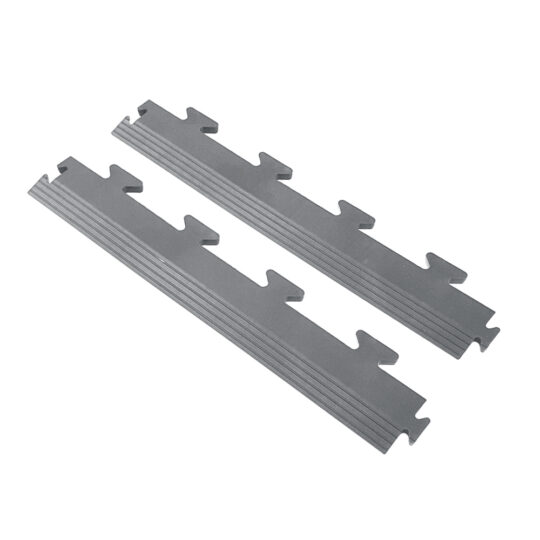 Side Ramp 2 Pack (Male) (Dark Grey) for Checker, Disc & Tread Tiles