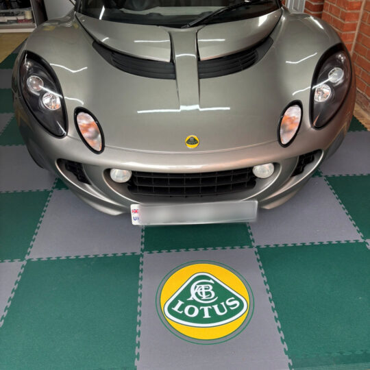 DuraTile™ PVC Garage Floor Tiles 50cm Racing Green | Duramat UK