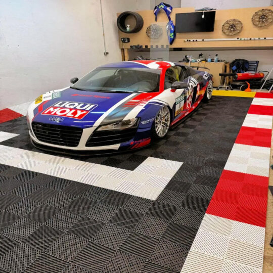 VentLock™ XL 40cm Performance Garage Floor Tiles | Duramat UK